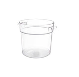 Thunder Group PLRFT018PC 18 QT Clear  Polycarbonate Round Food Storage Container