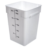 Thunder Group PLSFT002PP 2 QT White Polycarbonate Food Storage Container - Champs Restaurant Supply | Wholesale Restaurant Equipment and Supplies