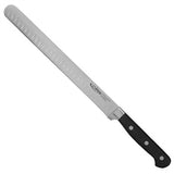 Winco KFP-102 10" Forged Carbon Steel Fish/Roast Slicer With Granton Edge with POM Handle - Champs Restaurant Supply | Wholesale Restaurant Equipment and Supplies