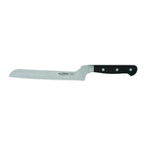 Winco KFP-83 8" Forged Carbon Steel Offset Bread Knife with POM Handle - Champs Restaurant Supply | Wholesale Restaurant Equipment and Supplies