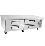 Atosa 72" MGF8453 Commercial 4 Drawer Refrigerated Chef Base 