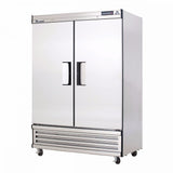Everest EBSR2 49-5/8" Two Section Solid Door Upright Reach-In Refrigerator