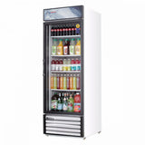 Everest EMGR20 26-3/8" Single Swing Glass Door Merchandiser Refrigerator