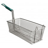 FMP 25-1072  Fryer Basket With Vinyl-Coated Handle 17-1/8" L X 8-3/8" W X 6"