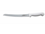 Winco KWH-10 9-1/2" Wavy Edge Curved Bread with Easy Grip Plastic Handle - Champs Restaurant Supply | Wholesale Restaurant Equipment and Supplies