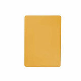 Thunder Group PLCB201505YW 20" X 15" X 1/2" Yellow Rectangular Polyethylene Cutting Board - Champs Restaurant Supply | Wholesale Restaurant Equipment and Supplies