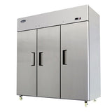 Atosa MBF8006 T Series 78" Three Door Reach In Refrigerator