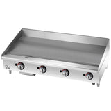 Star 648TF 48" Thermostatic Control Natural Gas Griddle Flat Top Griddle