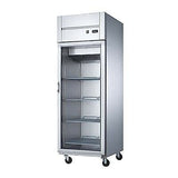 Dukers D28AR-GS1 Single Glass Door Refrigerator