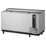 Turbo Air TBC-65SD-N6 65" 2  Sliding Door Stainless Steel Underbar Bottle Cooler