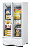 Turbo Air TGF-35SDH-N 31 cuft. Two-Section Super Deluxe Glass Door Freezer