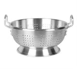 Thunder Group ALHDCO102 16 Qt Heavy Duty Aluminum Colander With Base And Handle - Champs Restaurant Supply | Wholesale Restaurant Equipment and Supplies