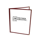 Thunder Group PLMENU-2MA Double Fold Menu Cover, 8 1/2" X 11" Maroon