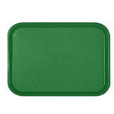 Thunder Group PLFFT1418GR 14" X 17 3/4", Fast Food Tray, Rectangular, Plastic, Green, - Champs Restaurant Supply | Wholesale Restaurant Equipment and Supplies