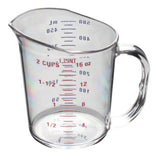 Thunder Group PLMC016CL 1 Pint/0.5L Polycarbonate Measuring Cup - Champs Restaurant Supply | Wholesale Restaurant Equipment and Supplies