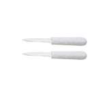 Winco KWH-1 3-1/4" Paring Knife  with Easy Grip Plastic Handle - 2 Pc Set - Champs Restaurant Supply | Wholesale Restaurant Equipment and Supplies